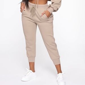Mocha French Terry Joggers